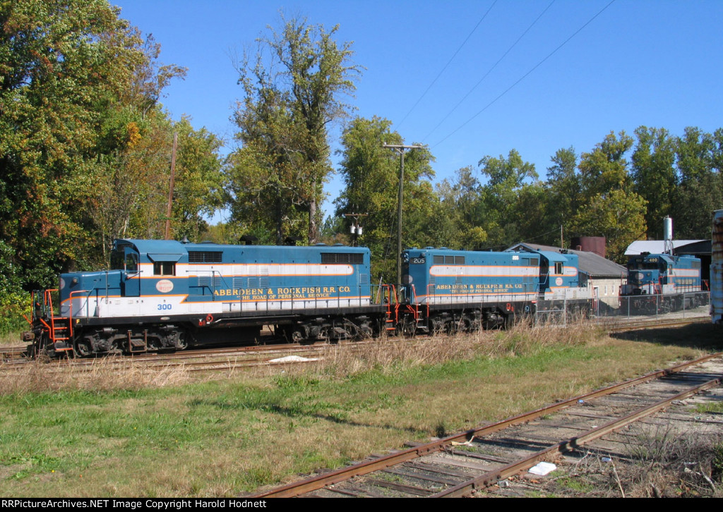 AR 300, 205, & 400 outside the shops